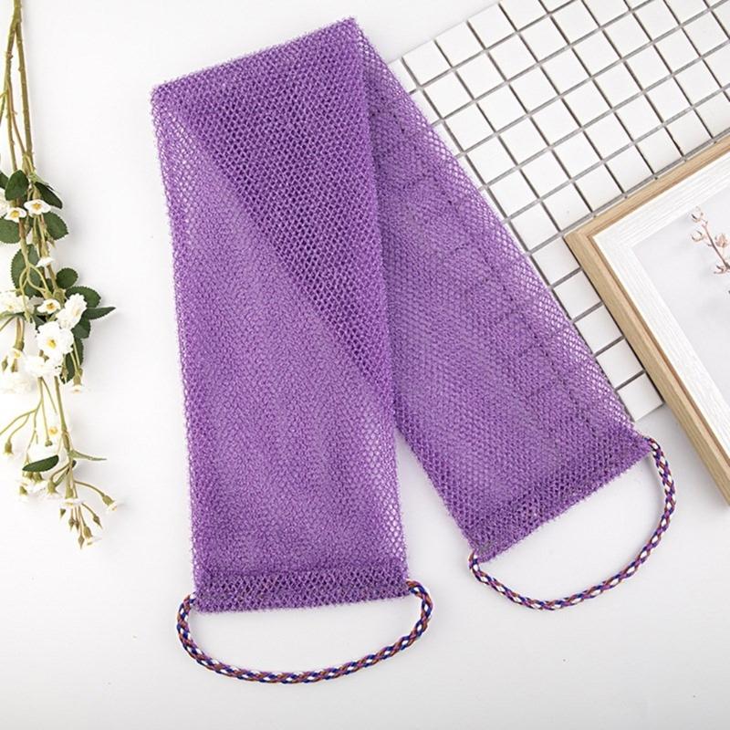 African Reusable Bath Net Sponges With Rope Handle For Full Body Exfoliation In Shower