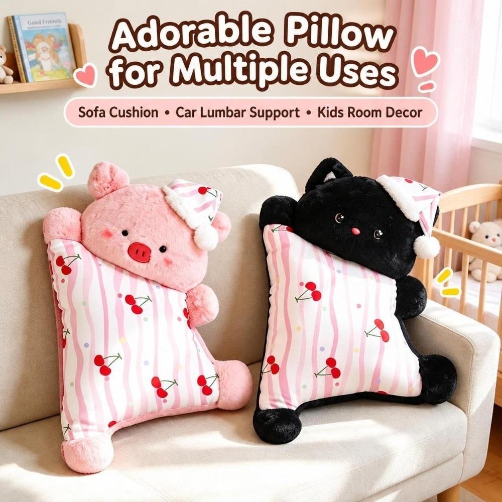 PP Cotton Filling Plush Toy Squishy Animal Throw Pillow Durable Cartoon Stuffed Character Gift