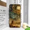 Чехол для телефона с узором «Светящаяся бабочка и дерево» для Samsung Galaxy A56 A42 A14 A55 A16 A54 A36 A53 A52 5G, матовый мягкий чехол