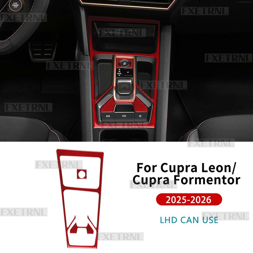 Center Console Panel Trim for Cupra Leon Formentor 2025-2026 Automatic Gear LHD RHD Interior Accessories