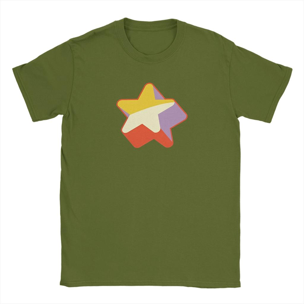 Vintage Steven Universe Star Cartoon Tshirt For Unisex Round Collar Cotton T Shirts Short Sleeve Tee Shirt 4xl 5xl Clothes