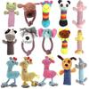 2025 Latest Model Qian Corduroy/large Dog Toy Sounding Toy Animal Shape Plush Pet Puppy Sq