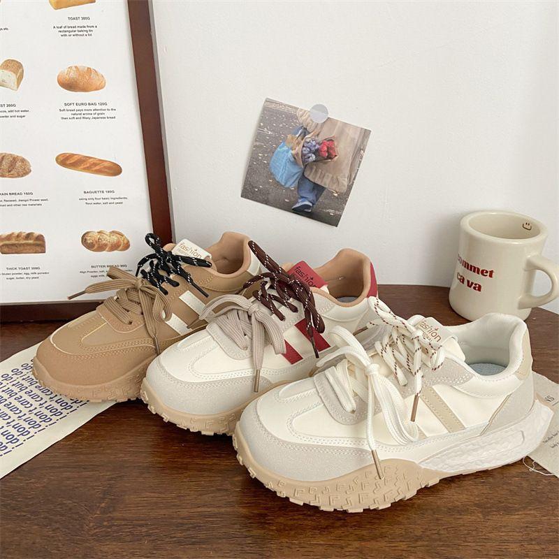 Thick-soled Super Fire Moral Training Shoes Women's 2025 New Spring and Summer Popular Versatile Dad Shoes Xiaobai Casual Sports Shoes