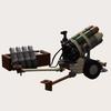 Military Series Wwii Mortar Building Block Rocket Launcher Howitzer Model Assembling Toy Compatible
