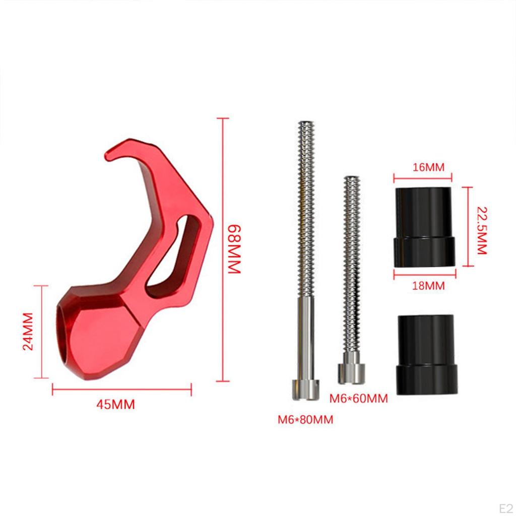 Подвесные крючки для , Сверхпрочные аксессуары, Простая установка, Передняя часть из алюминиевого сплава