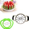 Cutter Watermelon Cantaloupe Melon Slicer Stainless Steel Kitchen Divider Fruit
