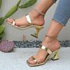 2025 Ladies Shoes Open Toe Women's Slippers Outdoor Summer Plus Size Square Toe Best Seller Comfortable Shoes for Women