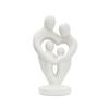 Plastic Minimalist Figure Statue Unique Sculpture of A Family of Four  Office Decor