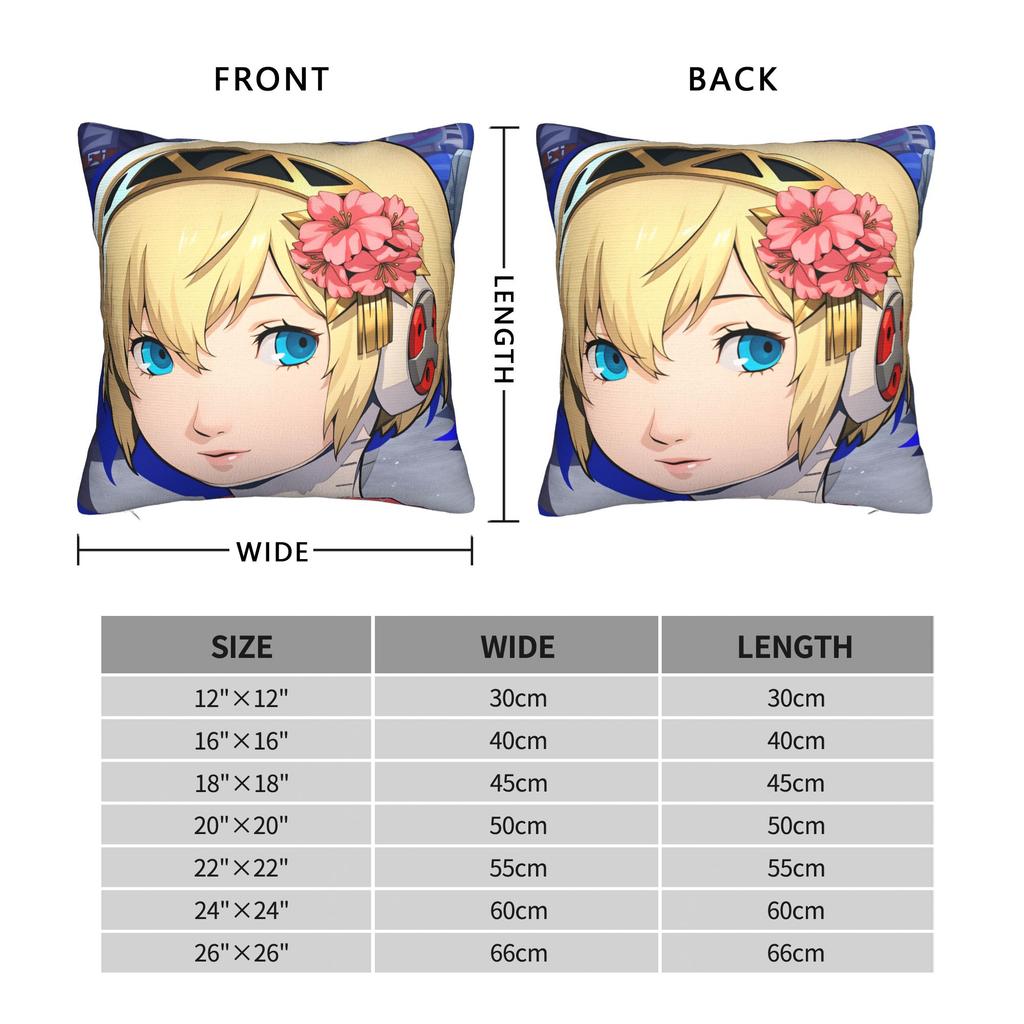 Pillow Cover P-Personas Characters Kawaii Pillow Case For Sofa Home Decoration Pillowcases