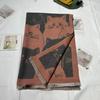 Women's Cute Cat Imitation Cashmere Scarf - Autumn/Winter Warm Shawl
