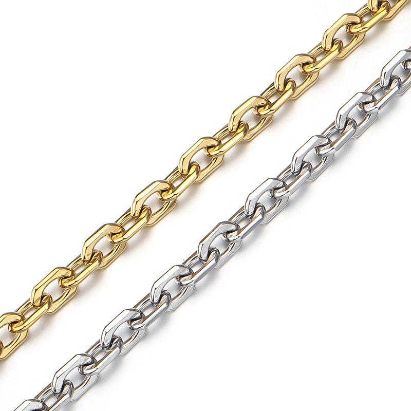 Stainless Steel Cuban Chain Bracelet Adjustable Gold Plated Wrist Bracelets Hit Hop Style Thick Fashion Chains r