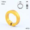 Road 8/12mm Aluminum Alloy Bicycle Parts Bicycle Grips Ring Bike Handlebar Grip End Lock Rings