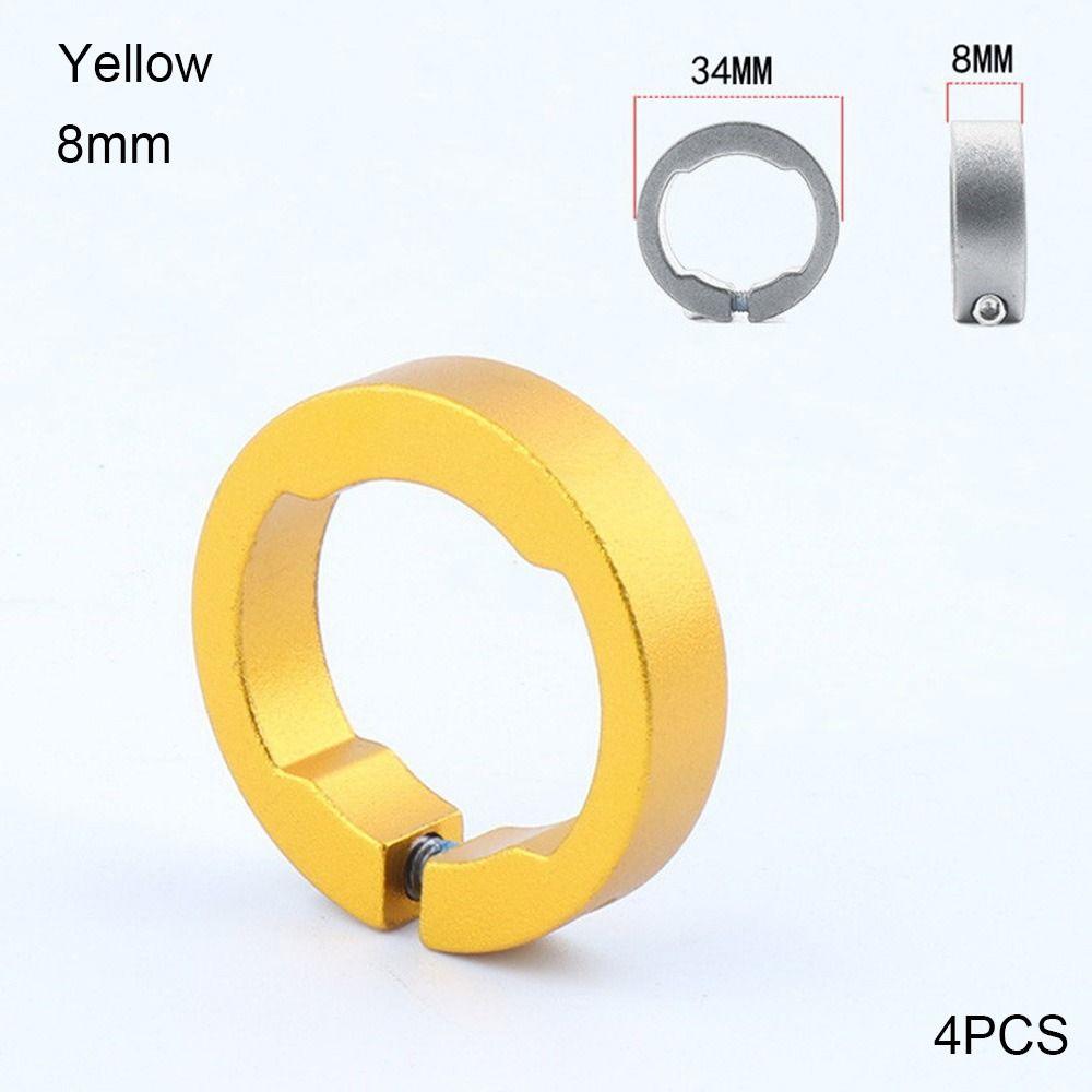 Road 8/12mm Aluminum Alloy Bicycle Parts Bicycle Grips Ring Bike Handlebar Grip End Lock Rings
