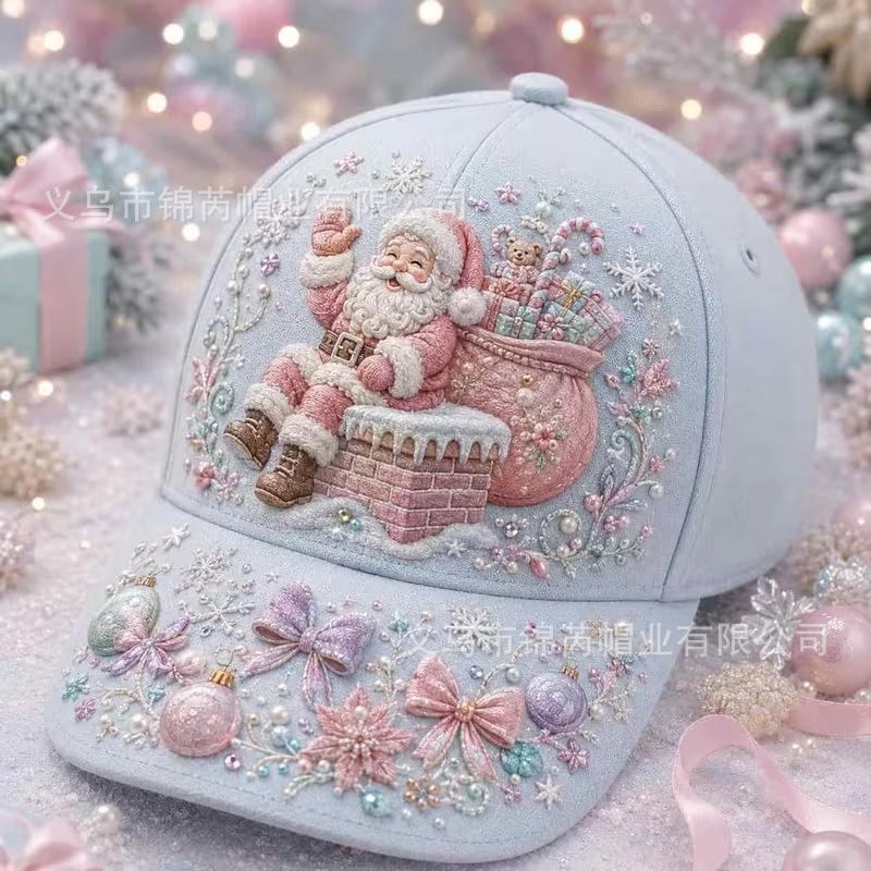 Fashion Christmas explosion 1D digital printing casual retro baseball cap cycling cap