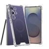 Новая модель Подходит для Samsung S25ultra Магнитный защитный чехол Подушка безопасности AG Прозрачный Беспроводная зарядка Защита от падений Чехол с защитой от отверстия для спермы