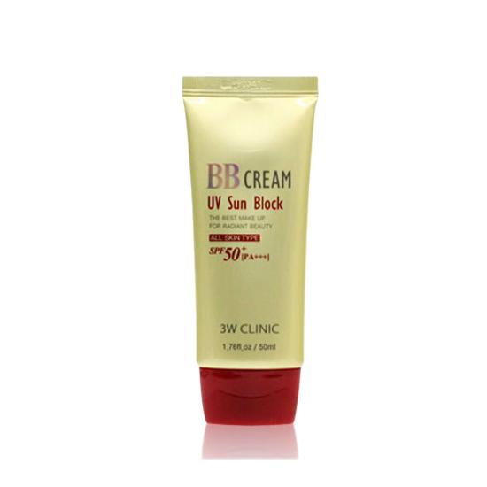 3w Clinic UV Sun Block BB-крем 50 мл (3 варианта)
