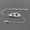 Bracelet de cheville - Menottes Vintage - Argent - Alliage résistant - 20+5 cm (extensible)