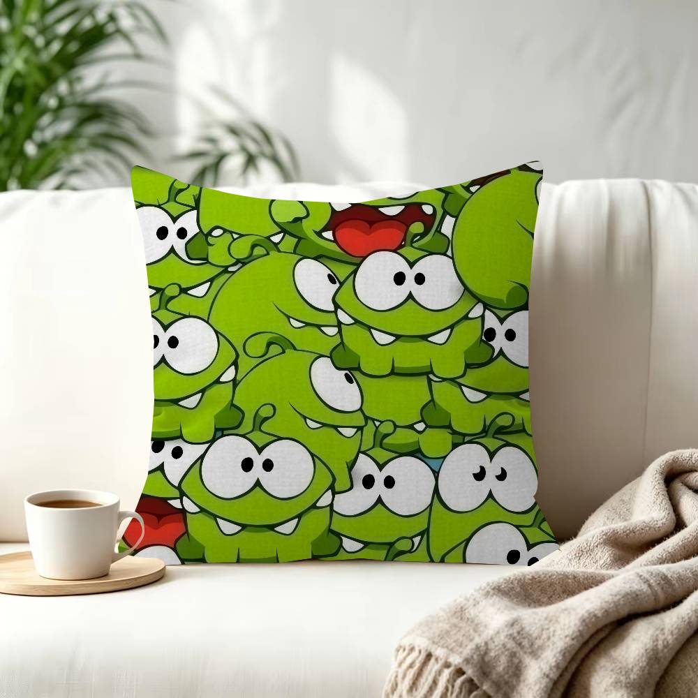 Аниме ooOm fun Nom Stories Стильная декоративная наволочка (наполнитель не входит в комплект) дизайн с имитацией вышивки