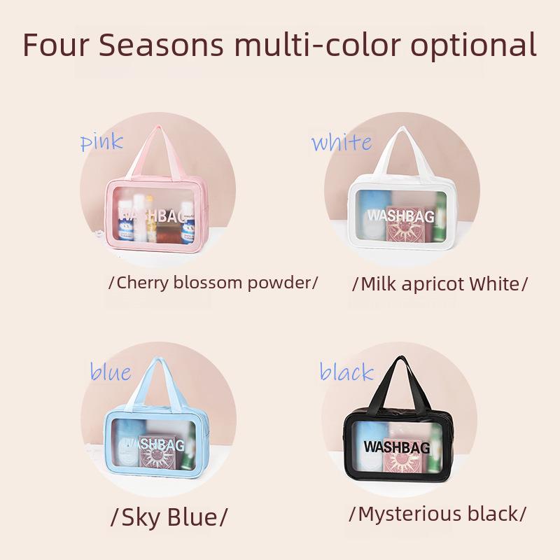 Большая вместительная водонепроницаемая дорожная сумка из ПВХ для туалетных принадлежностей - CrossBorder Cosmetic & Swim Storage