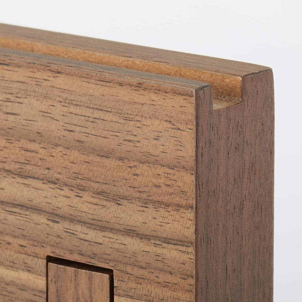 MUJI Тройная 44см Ширина x Глубина x 10см Изделие 44505199 Настенная мебель, Вешалка, Орех, 2,5см Высота, Номер