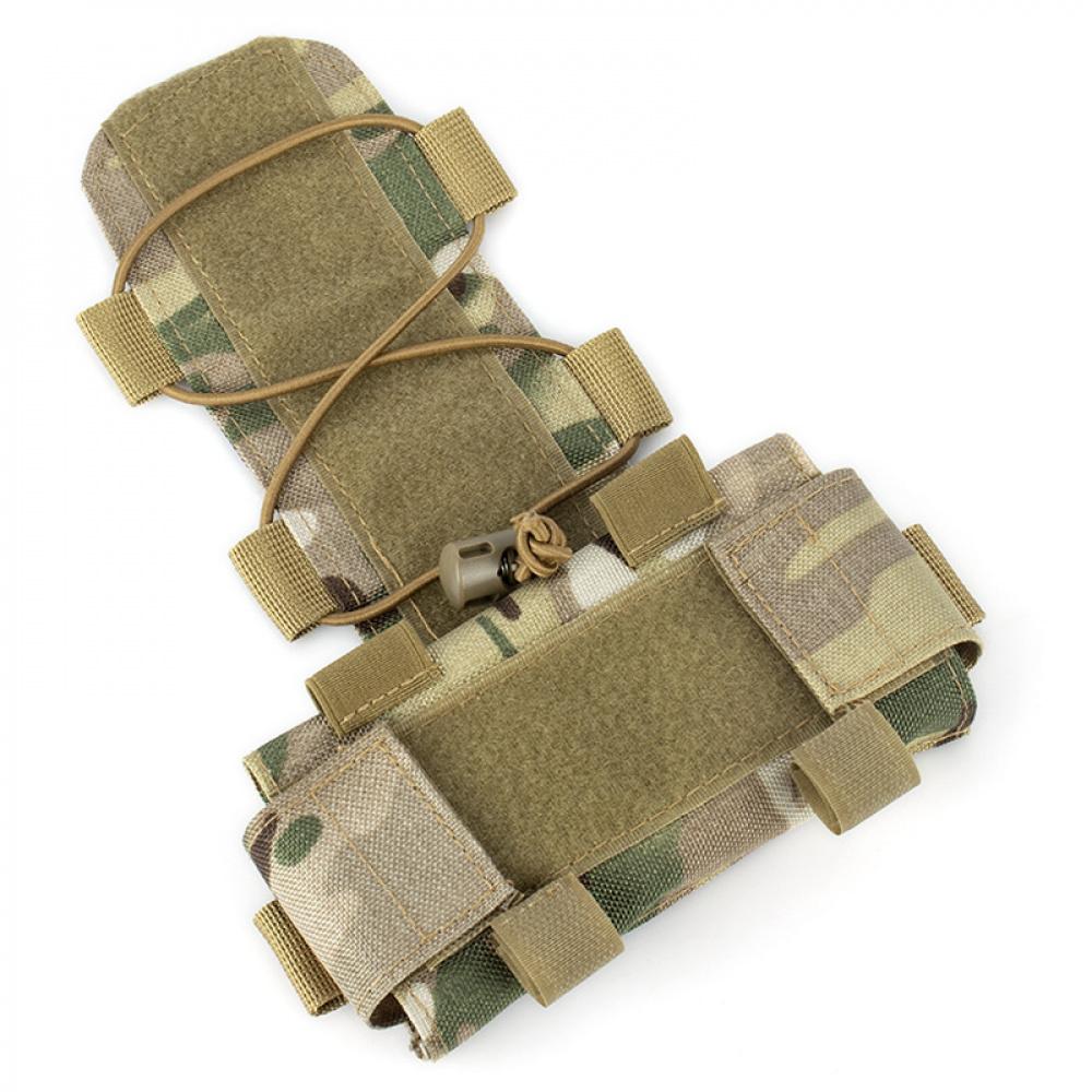 MK2 Tactical Helmet Battery Pack, Nylon Counterweight Expansion Accessory Pouch for FAST Helmet Airsoft Wargame