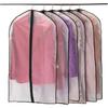 6pcs 60*100cm Garment Covers Dustproof Clothes Covers Moth Proof Coat Bag with Zip PEVA Translucent Dress Cover Waterproof