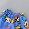 Summer Donald Duck Cartoon 2-Piece Boys Tracksuit Casual Kids Clothing Set T-shirt And Shorts Children 1-4 Years