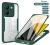 Для чехла Poco M7 Pro 5G 360 Полная защита Чехол для Xiaomi Mi Poko Little M7 Pro M7Pro Прозрачный экран с силиконовым бампером Funda