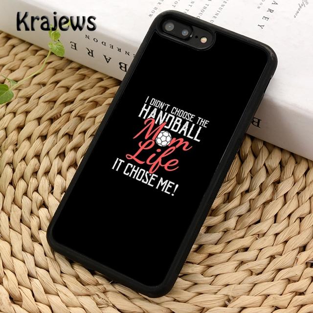 Чехол для телефона Krajews Handball Mom Player Handballer Mother для iPhone 14 6s 7 8 plus X XR XS 11 12 13 pro max Samsung S21 S22ultra