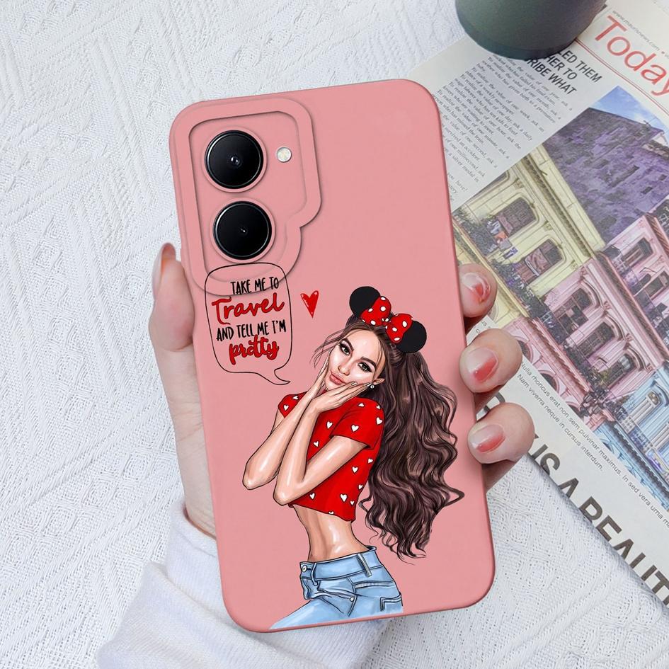 Чехол для телефона OPPO Realme C30 C31 C35 C33 C55 Realme GT Neo 5, милый модный чехол для защиты камеры для мальчиков и девочек, мягкий силиконовый чехол для Realme C11 C12, основной бампер