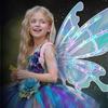 with Light Music Glowing Butterfly Wings  Halloween Christmas Birthday Party Decor