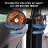 Вентилятор на заднее сиденье, удобный 3-лопастной светильник, звук, пассажирский портативный автомобиль, автоаксессуары