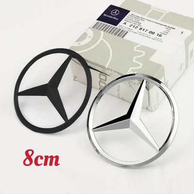 8см ABS Наклейка на заднюю часть автомобиля Эмблема на багажник для Mercedes Benz W204 New GLS SLK CLASS CLS500 CLS400 CLS550 CLS350 CLS63 2012-2018