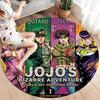 Ковер круглый ковер JoJo's Bizarre Adventure для гостиной, спальни, дивана, игровой комнаты, нескользящий коврик для пола