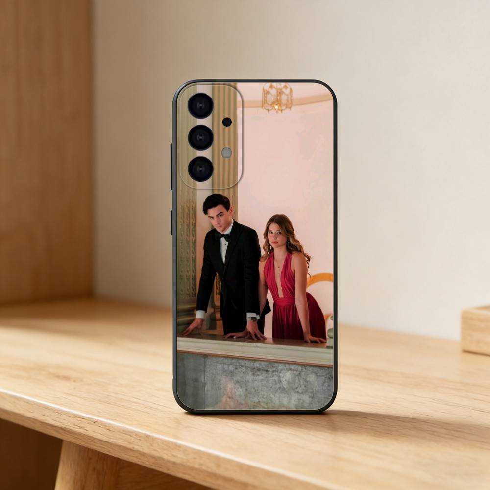 Culpa tuya Чехол для телефона для Samsung S25,24,23,22,30,21,10,9,Ultra,Plus,Lite Мягкий черный чехол
