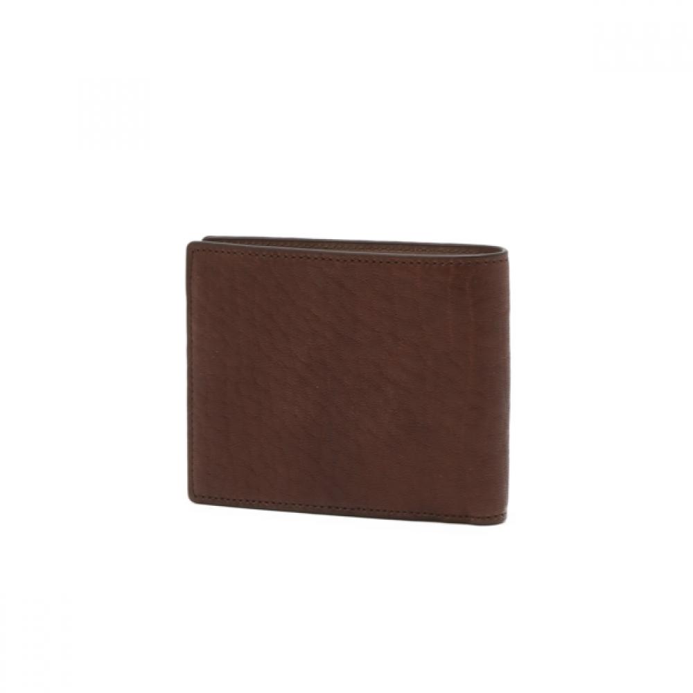 Daks Cowhide Wallet Brown Embossed Logo Dbwa5fl03w3