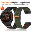 Fenix8 Watch Band For Garmin Fenix 8 51mm E 47mm 7 7X/Epix Pro/6 6X 5X Plus/Enduro 3 QuickFit 26/22mm Sport Nylon Strap Bracelet