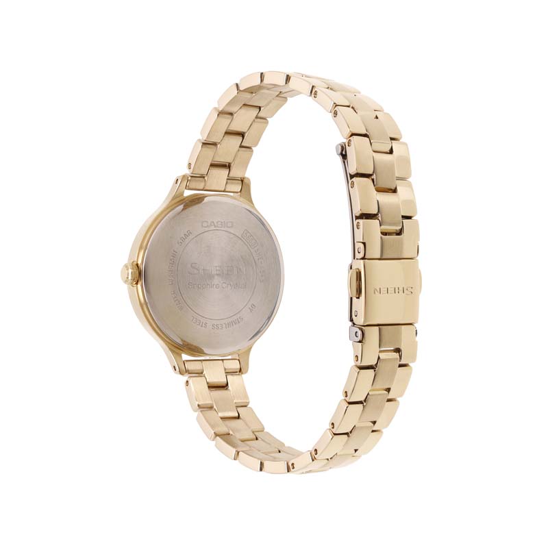 Casio Женские часы SHEEN Белые SHE-4545G-7AUPR-person
