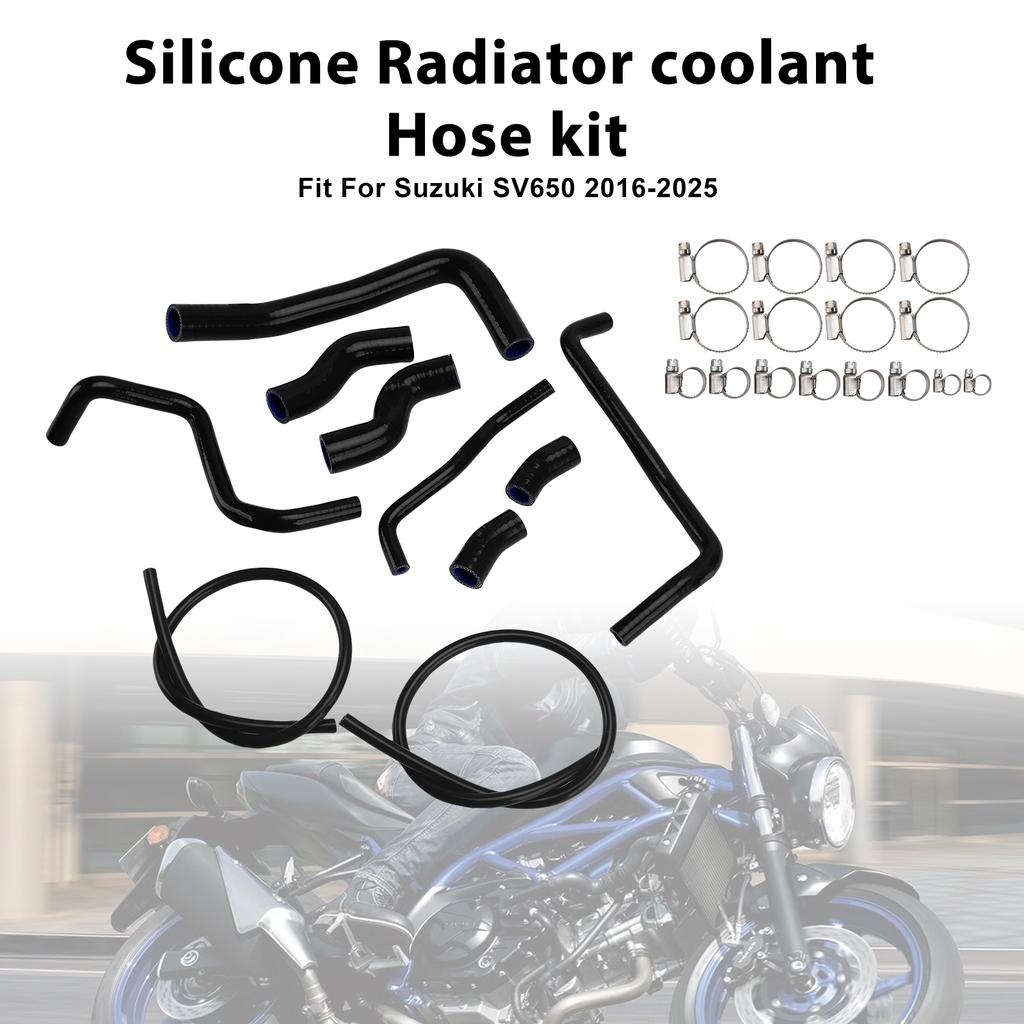 Silicone Radiator coolant Hose Fit For Suzuki SV 650 SV650 2016-2025