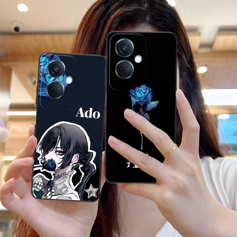Ado Rose Anime Mobile Phone Case for OPPO Reno 14 13 12 11 10 9 8 7 6 5 F T Pro 5G Colorful Printing Cover Pretty Luxury