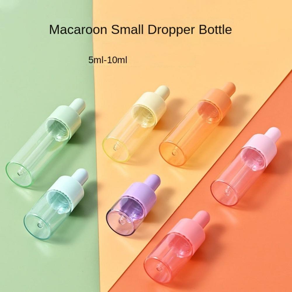 7pcs/set 5/10ml Essential Oil Bottle Glass Perfume Container Vials Mini Dropper Bottle For Cosmetic