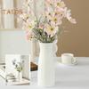Пластиковая ваза с имитацией керамики, бюджетная декоративная пластиковая белая ваза для украшения цветочной композиции