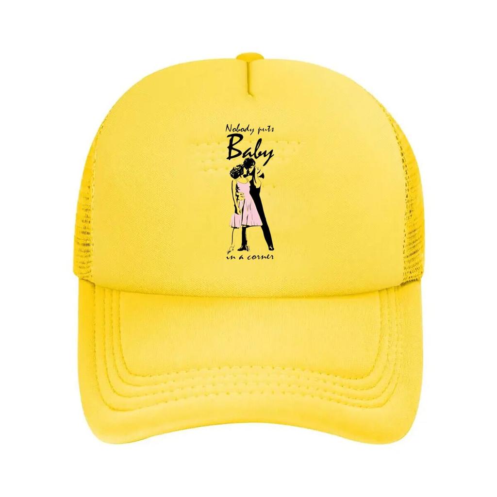 Nobody put Baby in a corner movie - related graphic for a media - and - cultural - themed design Mesh Baseball Cap