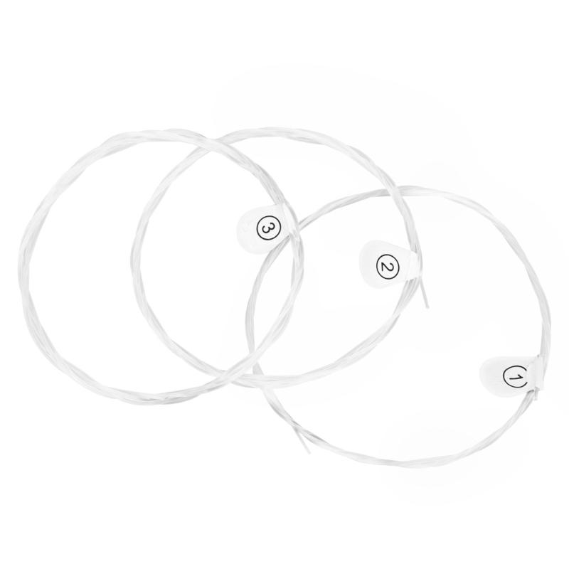 6Pcs Acoustic Guitar Strings Nylon Core Classical Guitar Strings Set .028-.043