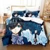 Новый комплект постельного белья Anime Black Butler Cool Sebastian Ciel Dakimakura для взрослых, пододеяльник, односпальный, двухспальный, из микрофибры