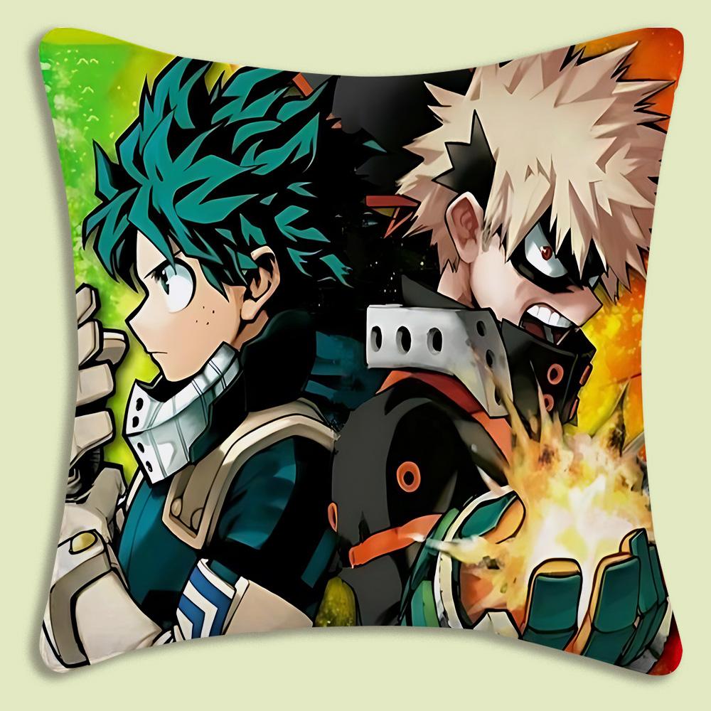 Аниме Hunter x Hunter Наволочки Мультяшные Декоративные для Дивана Домашние Двусторонние Короткий Плюш Милая Подушка