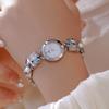 Women Bracelet Watches Top Brand Luxury For Ladies Wrist Watches Rhinestone Unique Design Elegant Watchband Gold Female Clock