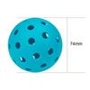 Good Performance 74mm Pickleball Competition 40 Holes Pickleball  Practice Accessories