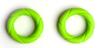 Lot de 2 Cokrings Ready Rings Verts - Sport Fucker - Cockrings Flexibles