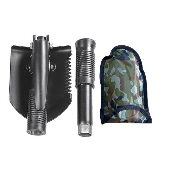 Multifunctional Folding Shovel High Durability Compact Size Portable Outdoor Digging Shovel Multi-Tool for Camping Backpacking